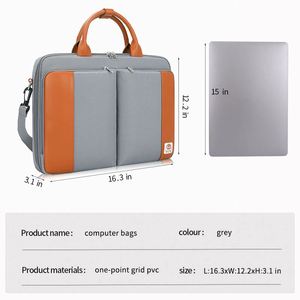 Sacs à ordinateur portable pour hommes, résistants à l'eau, en polyester, multi-poches, fabriqués en usine BSCI, pour voyages d'affaires, avec poignée en nylon - Product Image 4