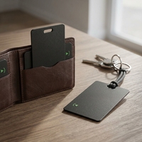 Mini traceur GPS AirTags pour portefeuille homme, cartes de crédit, 2 cartes cachées, localisateur MFi personnalisé, Ugreen
