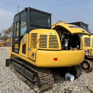 Excavadora Usada Komatsu PC70 de 7 Toneladas en Buen Estado de Funcionamiento, Motor, Caja de Cambios, Bomba y PLC 100% Originales de Japón, Certificación CE para Agricultura - Product Image 3