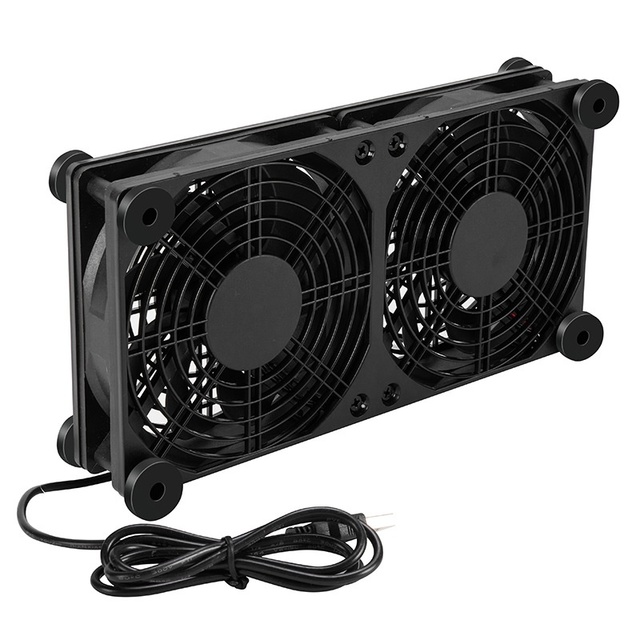 Directly Supplied Manufacturer Computer USB Power Bank PBT Eco-friendly Plastic Silent Fan Graphics Card Router Cooling Base 1