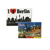 Benutzer definierte Metall Foto gedruckt Aachen München Rothenburg Berlin Deutschland Land Zinn Metall Tourist Souvenir Städte Kühlschrank Magnet