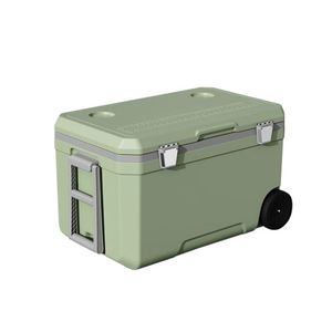 Glacière pliable moderne grande capacité 70L à prix abordable avec roues, portable pour aliments, canettes, vin et usage hospitalier - Product Image 6