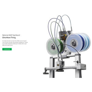 Imprimante 3D Bambou Lab A1C originale, 8 couleurs, multicolore, haute température, FDM, prête à l'emploi, 500 mm/s, livraison <span class=keywords><strong>rapide</strong></span>, auto-calibrage - Product Image 3