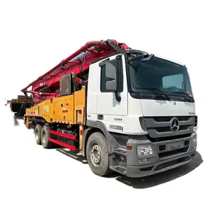 JIUHE בטון משאבת 38m בטון משאבות סין משאית מקס פיליפינים ייחודי דיזל אימון כוח טכני חלקי מכירות וידאו CCC