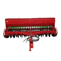 Nouveau type de tracteur hydraulique monté et traîné contrôle à double usage 16-36 rangées blé riz semoir et applicateur d'engrais