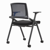 Chaise de bureau ergonomique en gros chaise de réunion pliable économise de l'espace chaise de formation bon marché