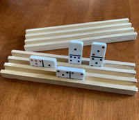 Rummy küp oyun sahipleri ahşap Rummy yedek Rummikub oyunu Okey kurulu oyunu için raflar
