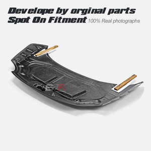ฝากระโปรงคาร์บอนไฟเบอร์แบบมีช่องระบายอากาศสำหรับ Fiat 500 Abarth (2007+) พร้อมคลิปล็อค - Product Image 4