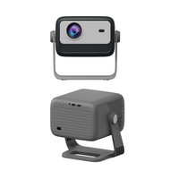 Mini projecteur vidéo LCD LED portable 2026 pour intérieur et extérieur, cinéma maison, mise en miroir sans fil pour smartphone iOS et Android