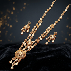 Wholesale Brass 14K 18K 24K Gold Plated Orthodox Women's Wedding Long Necklaces - Product Image 3