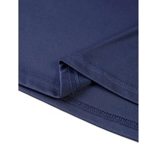 2023 nuevo diseño de Camiseta de punto informal para mujer transpirable 100% algodón suave malla Lisa logotipo personalizado estampado de moda patrón sólido - Product Image 4