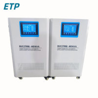 Stabilisateur de tension triphasé 50 kVA en cuivre, régulateur de tension automatique statique AC, AVR, commande de servomoteur industriel TND