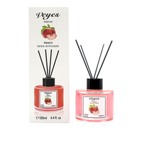 Diffuseur de parfum d'ambiance naturel à bâtonnets, longue durée, 130 ml, 20 options de parfums différents, avec désodorisants