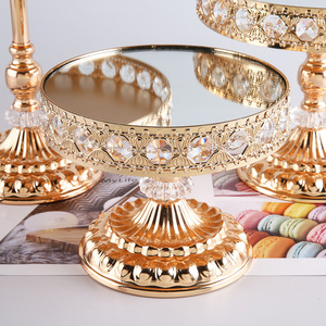 Vassoio per Torte in Metallo Stile Europeo, Piatto per Dessert per Piattaforma Wish del Sud-Est Asiatico, Espositore per Pasticceria e Utensili per Torte in Offerta - Product Image 4