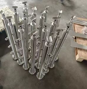 304 OEM/ODM Nhà máy cung cấp ngoài trời boong hành lang lan can dây thép không gỉ kim loại lan can cho cầu thang lan can tay vịn - Product Image 6