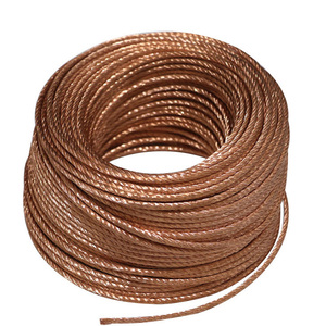 Câble de terre en acier cuivré à haute résistance, isolé, nu, émaillé, 600V, 100m, faible résistance - Product Image 1