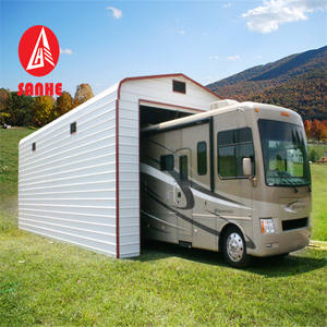 شراء مباشرة الصين الجاهزة إطار فولاذي سيارة مرآب لإيقاف السيارات البناء كراج متنقل - Product Image 6