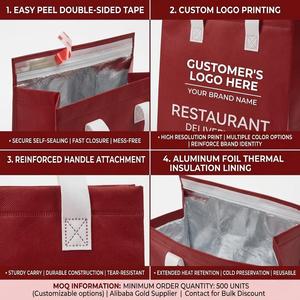 Sac isotherme personnalisé pour la livraison de repas en restaurant - Product Image 6