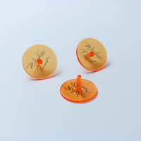 Accessoires de golf Marqueur de golf avec impression de logo personnalisé Fabricants de balles en plastique 19Mm 24Mm