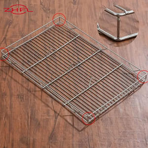 Grille de barbecue en acier inoxydable pour la maison, résistante à la chaleur, antiadhésive, facile à nettoyer - Product Image 3