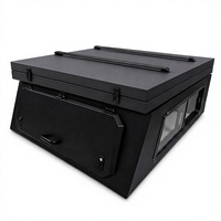 Bâche de benne rigide verrouillable en alliage d'aluminium étanche et durable pour pick-up 4x4, idéale pour le camping en tout-terrain