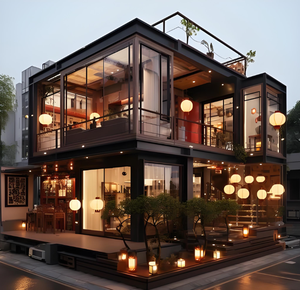 Casa Prefabricada de Acero Ecológica e Inteligente de Lujo Tipo <span class=keywords><strong>A5</strong></span>, Villa Modular Móvil, Cápsula Espacial Prefabricada, Hotel Prefabricado, <span class=keywords><strong>Casas</strong></span> Pequeñas - Product Image 1
