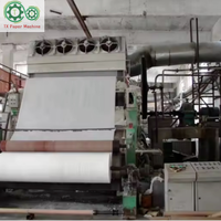 Diskon mesin pembuat produksi gulungan kertas tisu Toilet 2100mm pabrikan harga pabrik