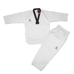 Uniforme di Taekwondo Bianca Personalizzata all'Ingrosso, Dobok su Misura, Attrezzatura per Arti Marziali - Product Image 1