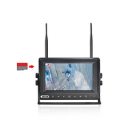 Kit sans fil avec zoom 20x : écran 7 pouces, moniteur étanche et commande par pédale