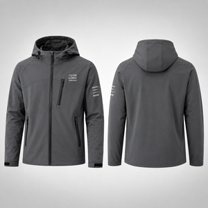 Custom Tech <b>Jacket</b> Men's <b>Waterproof</b> Softshell <b>Jacket</b> Lightweight Outdoor Windbreaker OEM ODM Manufacturer - Product Image 2