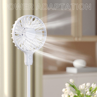 Ventilateur Mini Portable USB Rechargeable à Trois Vitesses, Moteur Sans Balais Multifonctionnel, Idéal pour Hôtels, Usage Domestique et Extérieur - Prix de Gros