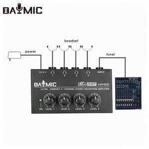 Amplificateur de casque professionnel Mini HA400 4 canaux - Product Image 1