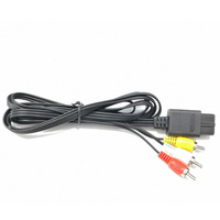 Câble de connexion 2 en 1 pour contrôleur NGC N64 SFC, Terminal, Audio-vidéo, 1.75M, 2 en 1