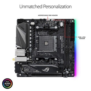 Tarjeta Madre <span class=keywords><strong>ASUS</strong></span> ROG STRIX <span class=keywords><strong>B450</strong></span>-I GAMING Usada, Compatible con CPU AMD Ryzen de Segunda Generación con Socket AM4, 32GB DDR4, Formato ITX - Product Image 2