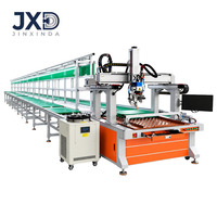 Lini Perakitan Konveyor Rantai Kecepatan Ganda Khusus untuk Produksi Perakitan Otomatis dengan Sistem Transfer Pallet