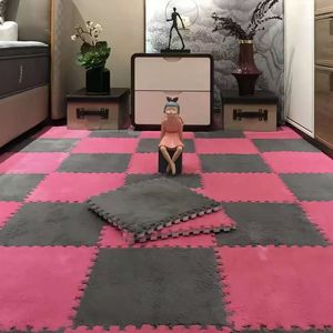 Alfombra Cálida para Interiores, Alfombra Protectora para Bebés y Niños, Alfombra para Área de Juegos, Alfombra para Oficina, Alfombra para Sala de Estar, Alfombra Cuadrada con Borde Grueso - Product Image 6