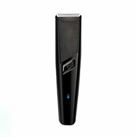 Tondeuse à barbe et visage rechargeable sans fil, lames en acier inoxydable, longueurs réglables, sûre pour la peau, pour hommes, usage hôtelier, longue autonomie