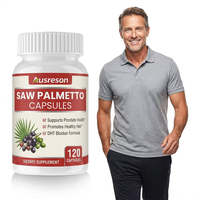 Capsules d'extrait d'huile de palmier nain (Saw Palmetto) OEM à base de plantes, 3600 mg, pour la santé de la prostate masculine et la croissance des cheveux