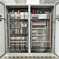 Armoire de distribution basse tension série GGD 380V 400V avec barre omnibus en cuivre à panneau fixe pour projets de distribution d'énergie