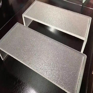 Verre de construction feuilles de verre à canal en U extra clair 2mm-12mm verre de construction en forme de U pour la décoration de bureau courbe solide - Product Image 2