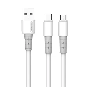 Somostel hot sales SMS-BJ04 Fast charge and quick transmission Highly flexible TPE USB charging cable 2.4A for mobile phone