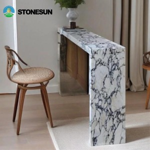 <span class=keywords><strong>Table</strong></span> <span class=keywords><strong>console</strong></span> d'entrée en marbre Calacatta Viola naturel StoneSun pour meubles de maison, <span class=keywords><strong>table</strong></span> <span class=keywords><strong>console</strong></span> d'entrée en marbre de luxe - Product Image 1