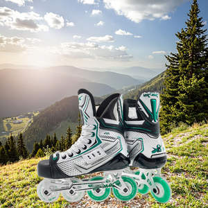 Patins à roulettes de hockey sur glace professionnels, nouvelle conception, cadre en alliage d'aluminium à 4 roues, chaussures de hockey sur glace - Product Image 1