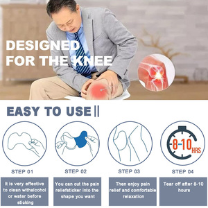 Cross-biên giới số lượng lớn không dệt Trung Quốc thạch cao Vá Hot nén đầu gối cổ tử cung cột sống thắt lưng mugwort Naked vá - Product Image 5