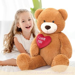 MorisMos 36 pollici cuore rosso orsacchiotto soffice <span class=keywords><strong>peluche</strong></span> <span class=keywords><strong>peluche</strong></span> '<span class=keywords><strong>ti</strong></span> <span class=keywords><strong>amo</strong></span>' ricamo perfetto San Valentino compleanno <span class=keywords><strong>peluche</strong></span> PP - Product Image 5