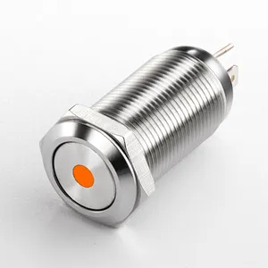 Interruptor de botón de encendido para coche, pulsador de encendido LED de 12mm, de Metal, blanco, 5v, 12v, iluminado, con Control CE,CCC