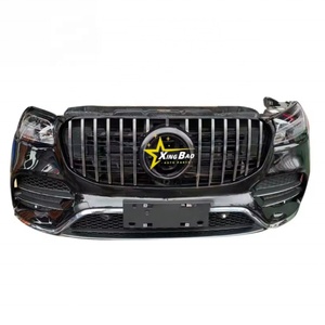 กันชนรถยนต์สำหรับเมอร์เซเดส-เบนซ์ GLS167 ชุดประกอบแผงหน้ากันชน กระจังหน้าหม้อน้ำ ไฟเบรก - Product Image 3