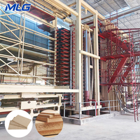Équipement de production de panneaux en bois MDF/PB/OSB, ligne de fabrication de panneaux de particules à partir de déchets agricoles