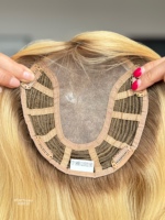 Prothèse capillaire SHY à partie libre, en cheveux naturels chinois, base mono, densité personnalisable, vente en gros pour distributeurs