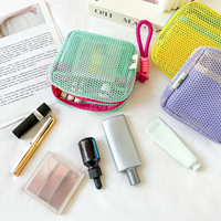 Qetesh Mini trousse de maquillage personnalisé en gros pas cher léger Portable voyage dopamine cosmétique sac de rangement pour les filles